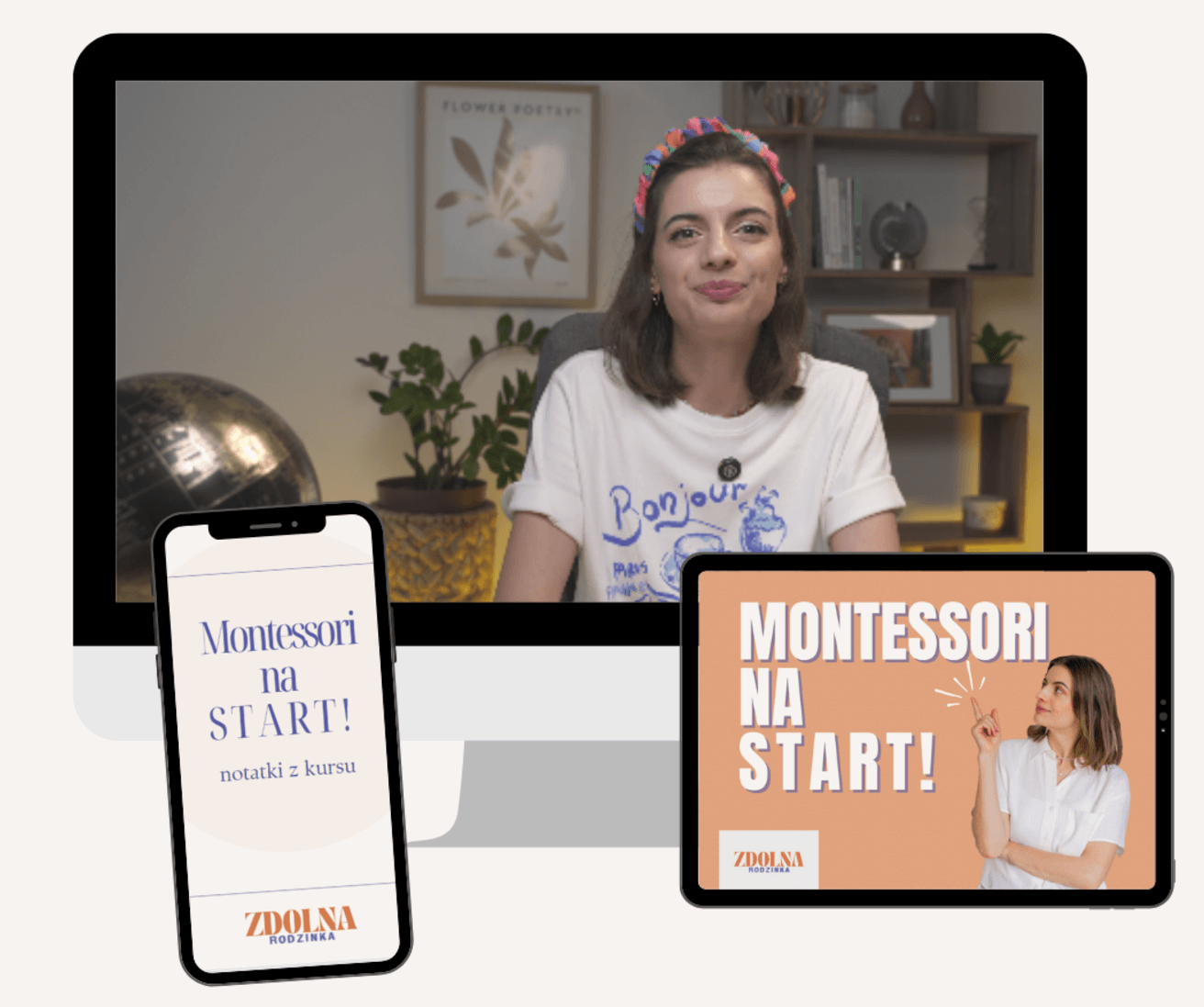 Wnętrze kursu Montessori na start