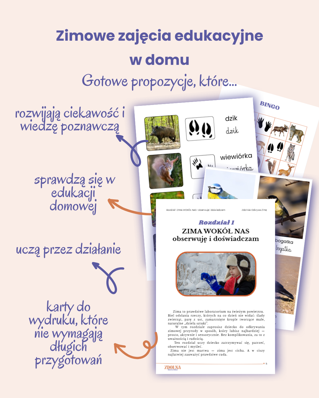 Zdolna Rodzinka nie jest wydawnictwem kart pracy, które po kilku dniach lądują na dnie szuflady.